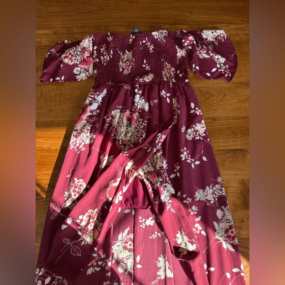 Rue 21 High Low off the Shoulder Dress